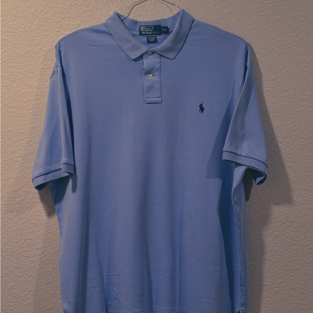 Polo by Ralph Lauren Men's Blue Polo Shirt